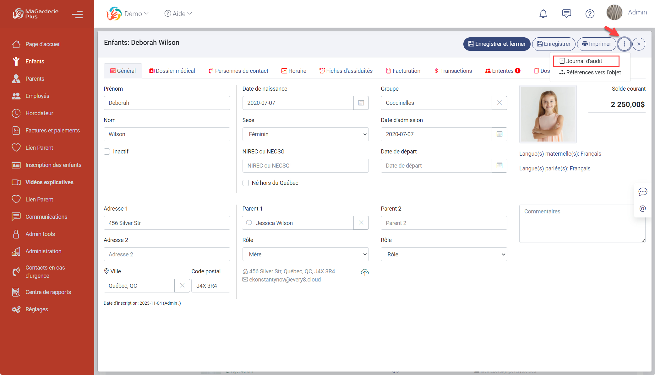 MaGarderie Plus: questions fréquentes