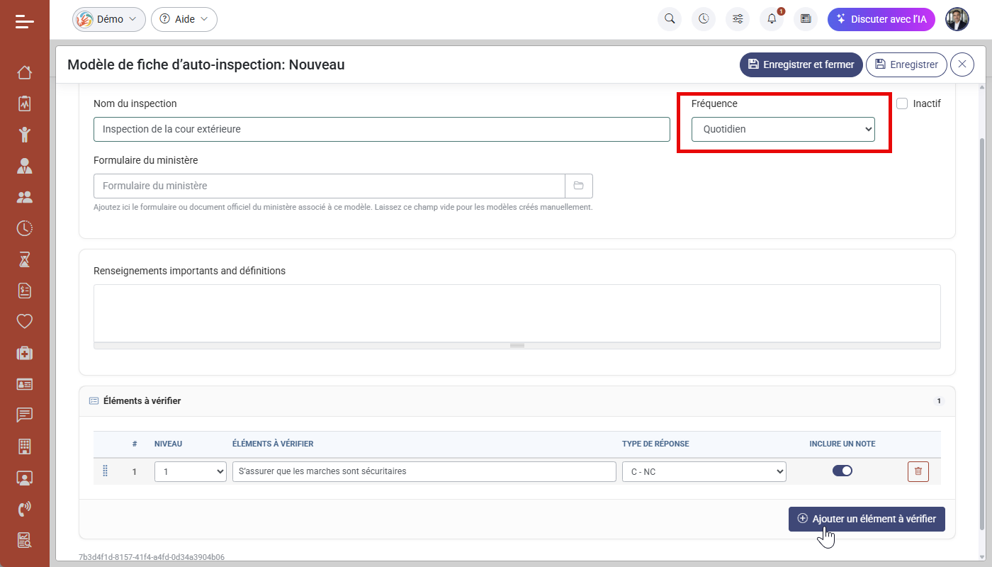 Fiches d’auto-inspection : simplifiez le suivi de la conformité dans votre service de garde