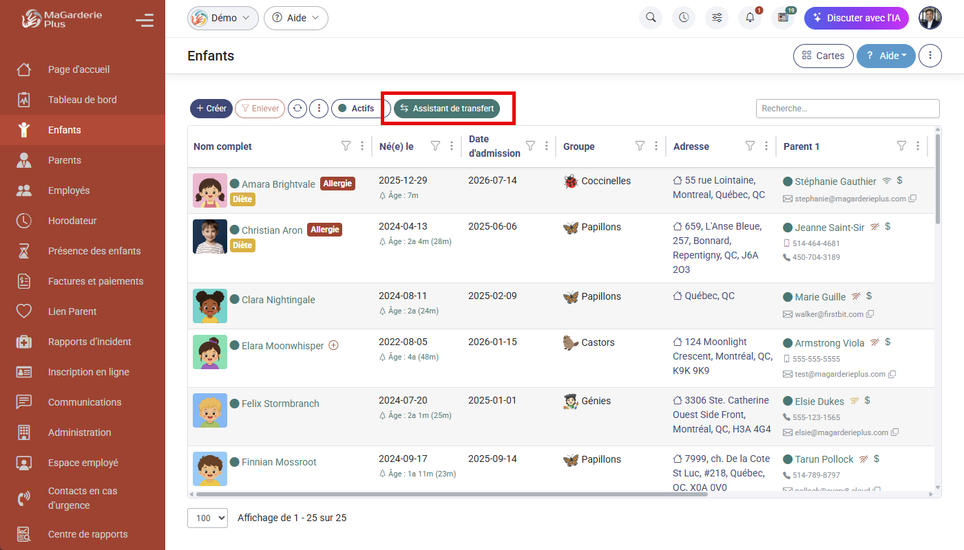 Child Group Transfer Assistant: Prepare Your Group Changes in Just a Few Minutes