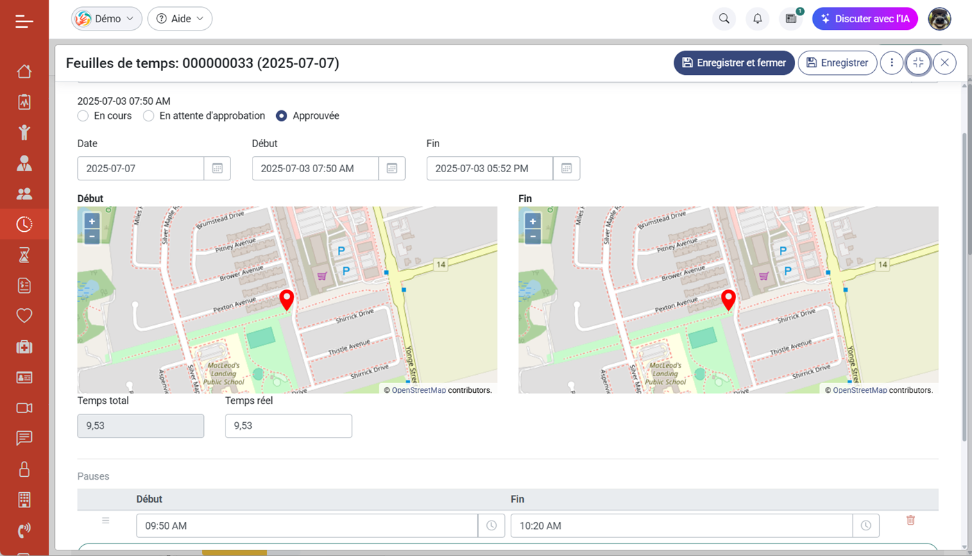 Horodateur Apercu du module