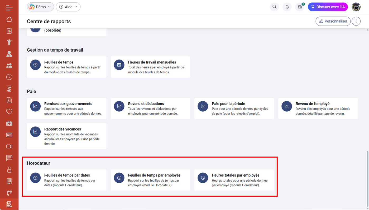 Horodateur Apercu du module