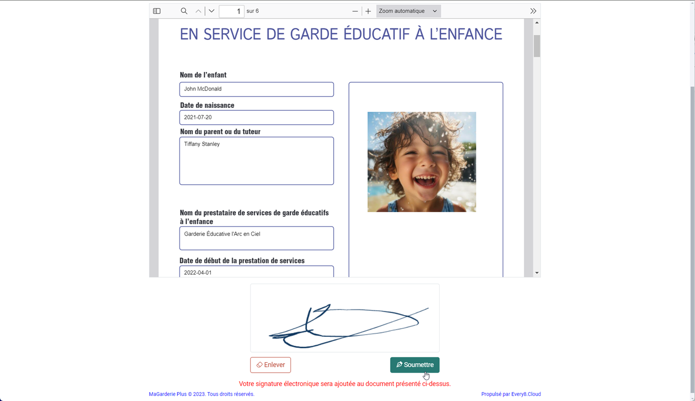 MaGarderie Plus Dossiers ducatifs des enfants