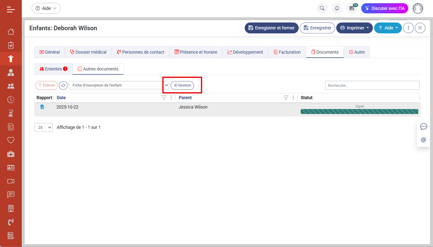 Fiche dinscription