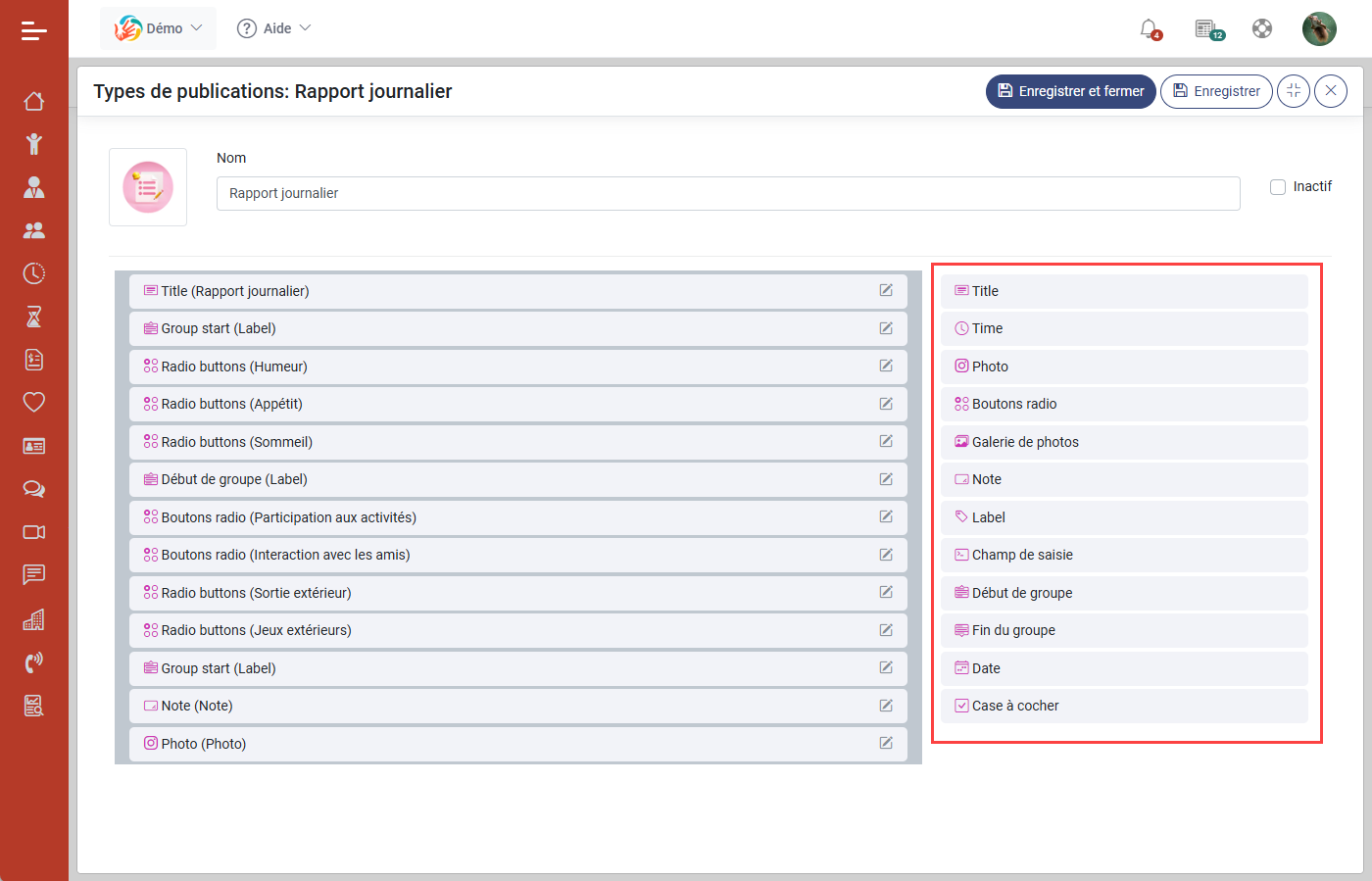 MaGarderie Plus Module Lien Parent