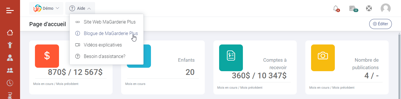 MaGarderie Plus Premiers pas avec MaGarderie Plus